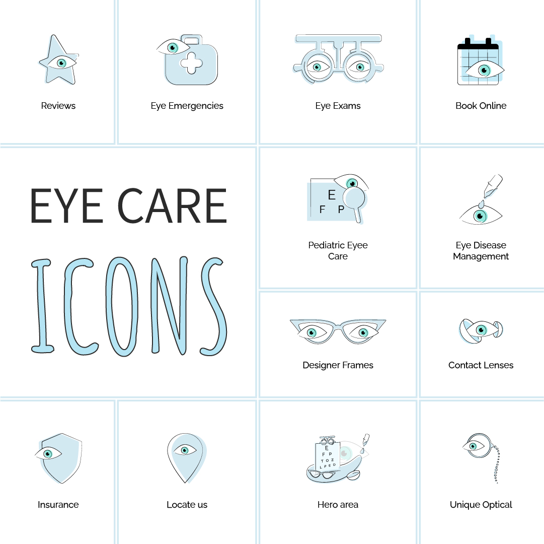 EYE CARE ICONS